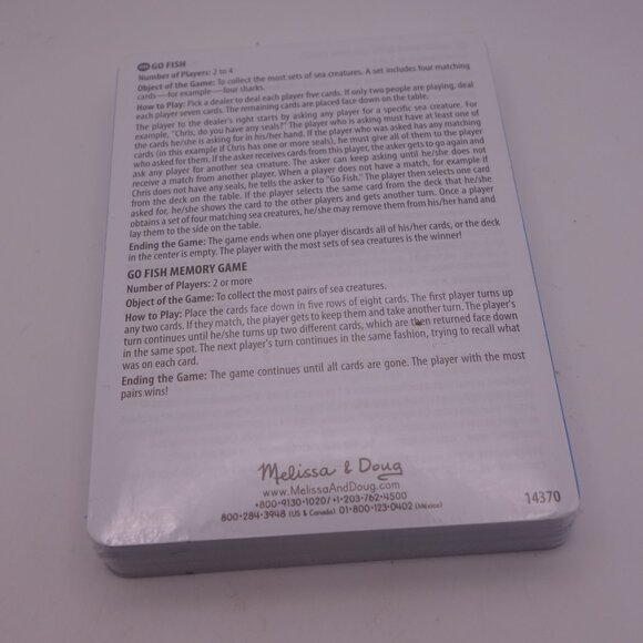 Melissa & Doug Go Fish Playing Cards 14370 Still in Plastic - Picture 14 of 16